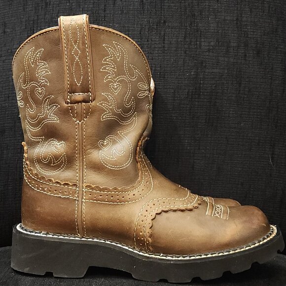 Ariat Shoes - Ariat Fatbaby Brown Western Boots - Woman's Size 5 1/2